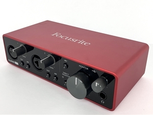 Focusrite Scarlett 2i2 2-In 2-Out USB オーディオ インターフェイス 2021年製 音響 ジャンク Y8244500