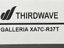 Thirdwave GALLERIA XA7C-R37T i7-12700 32GB HDD 2TB SSD 1TB RTX 3070 Ti デスクトップパソコン PC 訳有 M8100249_画像10