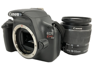 Canon EOS Kiss X50 カメラ ボディ EF-S 18-55mm IS II レンズ キット デジタル 一眼レフ キヤノン ジャンク W8206099