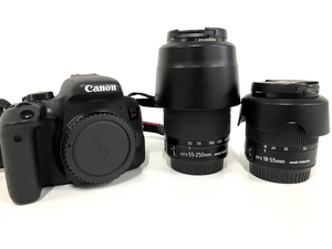 Canon キャノン EOS kiss x9i ボディ 18-55mm 55-250mm レンズ ダブルズームキット カメラ 中古 B8261988