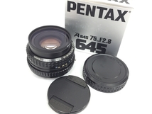PENTAX SMC PENTAX-A 645 1:2.8 75mm 中判カメラ用 マニュアルフォーカス レンズ 単焦点 中古 ジャンク G8276895_画像1