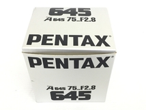 PENTAX SMC PENTAX-A 645 1:2.8 75mm 中判カメラ用 マニュアルフォーカス レンズ 単焦点 中古 ジャンク G8276895_画像10