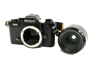 Nikon NewFM2 773万番台 ブラック NIKKOR 50mm 1:2 レンズセット カメラ ジャンク B8287024