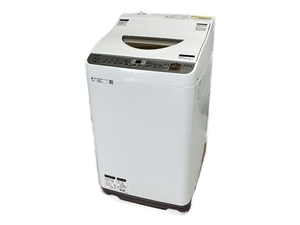 【1円】SHARP ES-TX5B 電気洗濯乾燥機 2018年製 洗濯機 シャープ 家電 中古 楽 W8228619