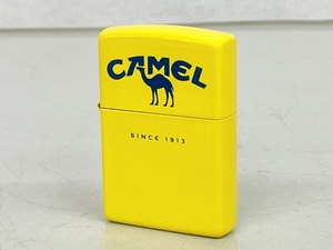 Zippo CAMEL SINCE 1913 キャメル ラクダ イエロー オイルライター 美品 K8265208