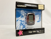 GARMIN ガーミン Edge 500J GPS サイクル コンピューター 日本語版 赤 ジャンク G8274002_画像1