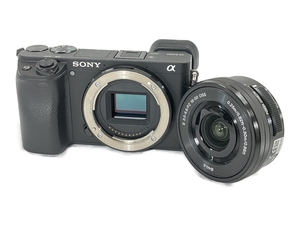 SONY α6400 WW715296 SELP1650 E3.5-5.6/PZ16-50 OSS カメラ ボディ レンズ 中古 W8287529