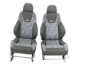 【引取限定】RECARO TR-JJ(351)L R レカロシート ペア キューブ 2WD Z11 L R 純正ベースフレーム付き カー用品 中古 直 S8282722