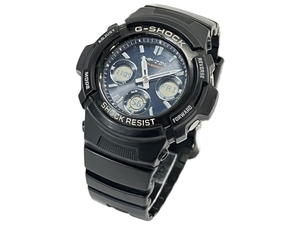 CASIO AWG-M100SB カシオ G-SHOCK Gショック メンズ ソーラー ラバーベルト 腕時計 中古 W8274678