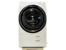 SHARP ES-S7G -WL ドラム式 洗濯乾燥機 洗濯機 左開き 2022年製 クリスタルホワイト 中古 楽 T8273210_画像1