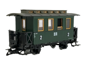 レーマン LGB ドイツ国営鉄道 DR 901-204 2軸客車 2等車 Gゲージ 鉄道模型 中古 N8296456