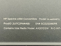 HP Spectre x360 Convertible 14-ea0xxx 14-ea0048TU ノートPC 11th Gen i7-1165G7 @ 2.80GHz 16GB SSD 1.0TB Win 11 Pro 中古 T8187658_画像10