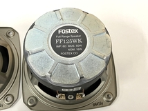 Fostex FF125WK Full Range Speaker 自作エンクロージャー付 スピーカー ペア 中古 B8299406_画像9