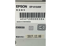 EPSON EP-810AW A4 インクジェット複合機 プリンター カラリオ エプソン ジャンクC8283232_画像10