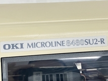 OKI MICROLINE 8480SU2-R ドット インパクト OA プリンター ジャンク K8242369_画像3