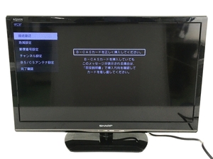 SHARP AQUOS LC-24K20-B 24型 液晶テレビ 中古 Y8280167