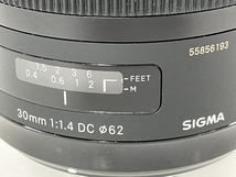 SIGMA 30mm F1.4 DC HSM Art For Nikon 単焦点 レンズ シグマ カメラ用品 中古 W8296287_画像9