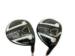 Callaway LEGACY BLACK V フェアウェイウッド 3.5番 2本 ヘッドケース付き 中古 C8294396