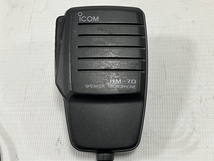 ICOM IC-W2 HM-70 ハンディ FMトランシーバー BC-10A アダプター付き アマチュア無線 ジャンク H8305579_画像9