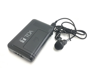 TOA ワイヤレスマイク ピンマイク WM-1320 ケース付き 中古 美品 T8315850