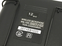 TOA ワイヤレスマイク ピンマイク WM-1320 ケース付き 中古 美品 T8315850_画像4