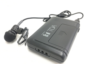 TOA ワイヤレスマイク ピンマイク WM-1320 ケース付き 中古 美品 T8296896