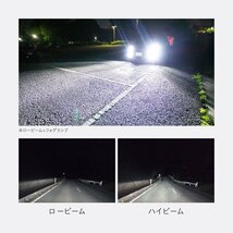 HID屋 LED ヘッドライト iシリーズ H4Hi/Lo, H8/H11/H16, HB3,HB4 爆光 12600lm 6500k 車検対応 ホワイト フォグランプ_画像6