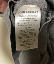 ◆【美品】JOHN SMEDLEY ジョンスメドレー / シーアイランドコットン 30ゲージVネックニットT シャツBRAEDON SILVER Msize_画像4