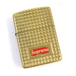 【2017年製】Zippo Supreme ダイヤモンドカット ジッポー シュプリーム オイルライター ヴィンテージ 喫煙具 コレクション 004FOER72