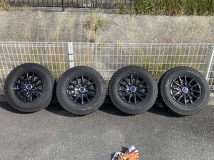 ハイエースバン用　ブリヂストン　ブリザック　VL10　195/80R15　107/105LT　タイヤホイールセット４本　★ 2022年式9分山　