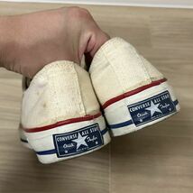 1000円スタート CONVERSE チャックテイラー コンバース CHUCK Taylor 三つ星 ビンテージ 生成り60年_画像5