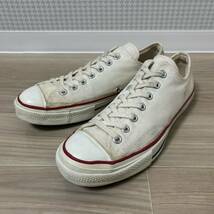 1000円スタート CONVERSE チャックテイラー コンバース CHUCK Taylor 三つ星 ビンテージ 生成り60年_画像1