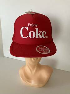 coca-cola(コカ・コーラ)メッシュキャップ/帽子/コカコーラ/レッド
