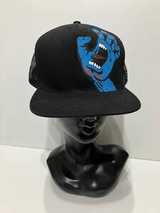 SANTA CRUZ(サンタクルーズ)キャップ/Screaming Hand Trucker Mesh Hat/帽子/メッシュ/ブラック