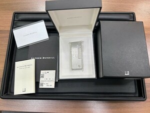 ダンヒル　dunhill ガスライター　シルバー カラー　◆10642