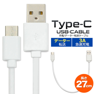 iPhone15対応 3A 急速充電 タイプC Type-C ケーブル コード 充電器 25cm 27cm ショート iPhone15 iPhone15Plus iPhone15pro iPhone15ProMax