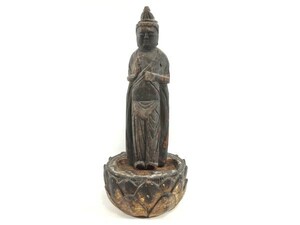  Buddhism fine art / tree structure . sound bodhisattva image /. interval faith /.../ tree carving / sculpture / ornament / objet d'art / antique / old fine art / religion fine art / Buddhist image / bodhisattva / Toro Toro / agriculture . fine art / old ../ era thing 