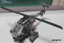 【国内発送 レゴ互換】AH-6 キラーエッグ 攻撃ヘリコプターミリタリーブロック_画像3