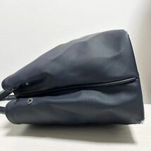 1円スタート【定価27万円】BOTTEGA VENETA ボッテガヴェネタ マルコポーロ メンズ ビジネスバッグ ハンドバッグ 鞄 レザー ネイビー 大容量_画像4