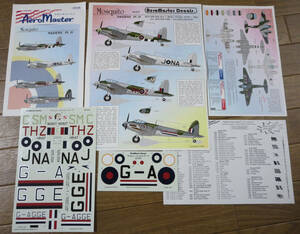 【1/48デカール】エアロマスター 48-428 デ・ハヴィランド・モスキート / Aero Master Decals Mosquito Raiders Pt.Ⅳ