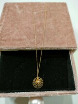 ☆STAR　JEWELRY　Girl　スタージュエリーガール　Angel halo NECKLACE　K10 GOLD　Diamond0.020CT. 新品☆_画像1