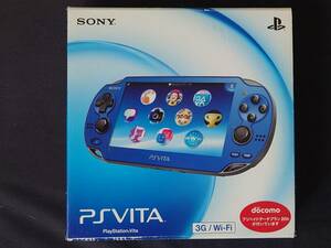 ☆ 美品 ☆ PSVITA 1000 ブルー blue 本体 液晶完全無傷 vita 16GB メモリーカード ビータ