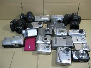 ☆彡デジカメなどまとめて20個Nikon(COOLPIX) SONY(Cyber-shot) Canon(PowerShot) FUJIFILM(FinePix)など☆彡