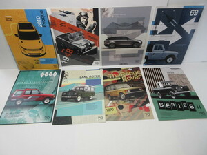 * очень редкий редкостный *LAND ROVER* Land Rover 70 anniversary commemoration открытка * все 8 шт. комплект * новый товар * не использовался товар * конверт ввод * вне установленной формы 140 иен *