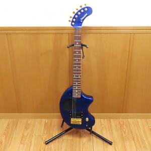 FERNANDES ZO-3 BLUE スピーカー内蔵ミニエレキギター ブルー ソフトケース付きゾウさんギター