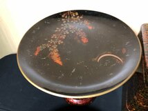 ☆中古☆ 津軽塗 まとめ売り 重箱 茶托 杯_画像6