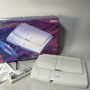 ジャンク NEC PC Engine DUO-R 本体 箱有 A11 PCエンジン PI-TG10 レトロゲーム