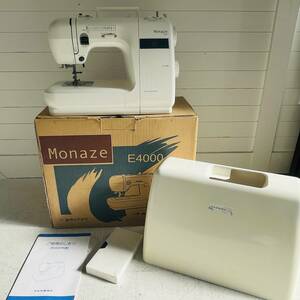 新古品 ジャノメミシン Monaze E4000 A11 自動糸調子 モナーゼ