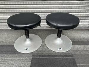 MIC0809 business use kokyo circle chair going up and down type rotary chair circle chair rotation chair 2 legs set 