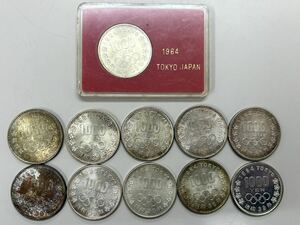 1,000円銀貨　銀貨おまとめ　11枚　額面11,000円　1964年 東京オリンピック　昭和39年　